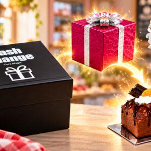 Caja de regalo a pastel, de Tora Magic (Flash Change)
