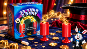 Flying coins – Monedas voladoras (Rojo)